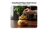 Wealth Ingot Wealth Decoration Business Opening Gift Fortune Bag Currency Box Chinese Currency Bag Piggy Bank Prosperity Symbol
