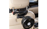 Car Fan with Adjustable Arm Lightweight Car Cooling Fan Wired for Road Trippers