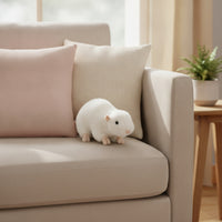 Stuffed Mouse Realistic Mouse Stuffed Plushie Fuzzy Soft Toy Cute for Children, Playroom, Nursery