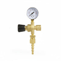 Argon Carbon CO2 Regulator Smooth-Turning Knob Argon CO2 Regulator Leak-Resistant for Welders, Garage