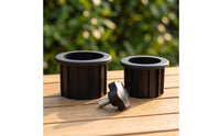 3 Pieces Umbrella Base Accessory Kit Tightening Umbrella Stand Sleeve with Knob Hardware Easy to Install Heavy Duty