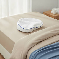 Contoured Leg Pillow Cover Comfortable Knee Pillow Cover Skin-Friendly Replacement Pillowcase Long-Lasting for Bedroom