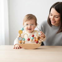 Educational Wooden Creature Bead Maze Easy to Grasp Creature Bead Maze Sensory Development Early Learning Toy Screenwithout Screens for Toddlers