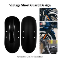 Motorcycle Front Mudguard Metal Construction Short Front Mudguard Custom Motorcycle Mudguard