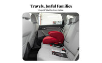 Isofix Compatible Backless elevateer seat Universal Fit Child Safety Restraint Easy Installation Vehicle Accessory Comfortable seating for Children 3-12 Years, Older Kids, Parents, Car, Travel, everyday Commute