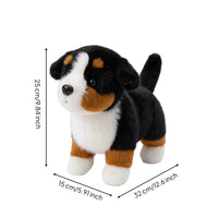 Bernese Mountain Dog Stuffed Animal Bernese Mountain Dog Soft Toy Stuffed Toy Puppy with Floppy Ears for Kids