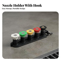 Long-Lasting Construction 1/4 Inch Quick Connect Nozzle Tips Rust and Pressure Washer Nozzle Tip Set for Car Washing