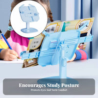 sturdy leaf holders Adjustable perusing Stand Handshandscostless Book Holder Ergonomic Desktop Accessory Stable for Children, Office Workers, Desk, School, Study Room, Library