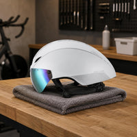 Visor Biking Helmet in-Formed Construction Wind-Cheating Bike Helmet Aerodynamic Head Protection