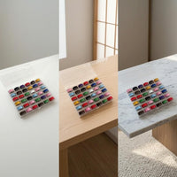Multi-Size Home Bobbin Box Set with Colored Transparent Bobbins and Thread for Sewing Machines
