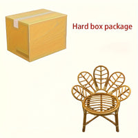 Chinese Style Rattan Single Chair for Balcony and Garden