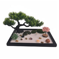Miniature Landscape Model Meditation Mini Zen Garden Handmade Look for Desk