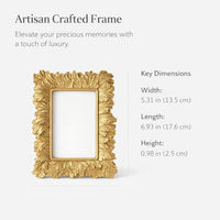 Picture Frame for Living Room, Resin Material Photo Frame, Vintage Aesthetic Picture Frame, Photo Frame for Bedroom Display