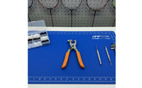 Badminton Racket Eyelet Plier Double Use Badminton Grommet Plier Curved-Shaped Copper Head Racket Eyelet Installation Tool