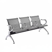 3 Seater Waiting Bench Easy to Clean Airport Reception Seating Stable Hospital Waiting Room Bench for Patients, Facility Managers, Bank, Office, Salon
