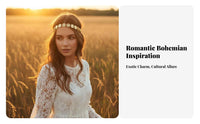 Bohemian Coin Headband Vintage Inspired Elastic Coin Hair Band Boho Event Headwear Lightweight Versatile for Women, Event S