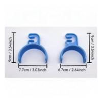 2 Pieces Easy Attachment Snap-on Ball Holder Long-Lasting Ball Holder with Clip Convenient Lightweight for Tennis Players, Coaches, Training Sessions