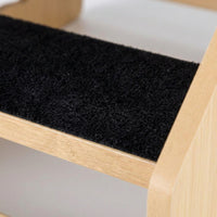 Dog Steps for Small with Three Tier Wooden Design, Pet for Bed and Sofa with Sloped Climb Angle, Pet for Home Furniture