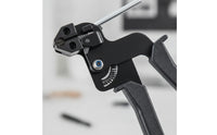 Stainless Steel Cable Tie Tool Ergonomic Metal Zip Tie Tensioner with Cutter Metal Strap Fastening Tool for Electricians