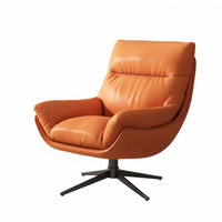 Luxury Feel Upholstered rotating Armchair Comfortable Design Rotating Upholstered Armchair Modern design Lounge Chair Deep Cushioned Seat for Homeowners, Office Workers, Students, Balcony, perusing alcove, Bedroom