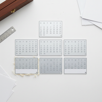 Perpetual Calendar Embossing Die Cuts for DIY Paper Craft and Card Making