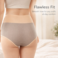 Underwear Women High Waisted Knickers for Control with Gusset, Fully Pure Period Postpartum Multipack