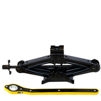 Slim-Design Manual Scissor Jack Foldable Scissor Jack with Crank Handle Long-Lasting Tool Strong for Tire Changes