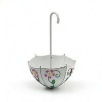Umbrella Shaped Wall Hanging Planter Outdoor Umbrella Planter Rustic for Patio