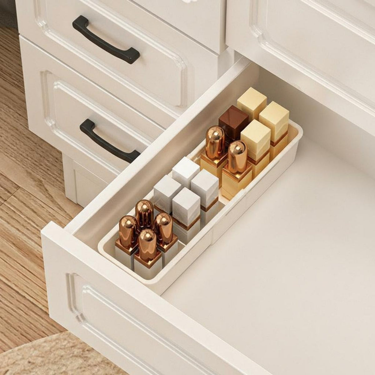 Expandable Drawer Divider Multiple Compartments Extendable Cutlery Organizer