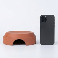 Leopard Gecko Shelter, Reptile Hideout, Wet Shelter, Terracotta, Set of 2