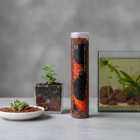 Red Volcanic Rock Granules for Succulents, Gardening, Aquariums, and Landscaping