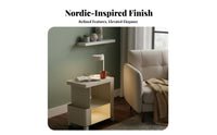 Elegant and design 2-Tier Rolling Side Table Multi-Functional Mobile Furniture Space-Saving Utility cart robustDuty for homeowners, Office Workers, Living Room, Bedroom, Kitchen, Balcony