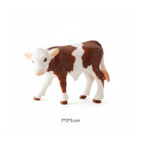 Long-Lasting Realistic Cow Figurine Imaginative Play Realistic Cow Figurine Set Educational for Collectors