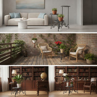 3-Tier Plant Stand Ornate 3-Tier Plant Shelf Heavy-Duty Furniture for Balcony