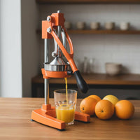 304 Stainless Steel Commercial Grade Juice Press Easy to Clean Hand Press Citrus Juicer