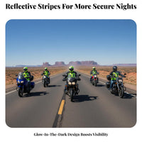Reflective Motorcycle Vest Breathable Bright Motorcycle Safety Vest Safety Gear Lightweight Quick Drying