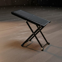 Guitar Foot Stool Foldable Guitar Footstool Non-Slip Pad Music Accessory for Performance, Practice