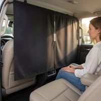 Shading Car Divider Curtain Light-Blocking Car Privacy Curtain Soft-Textured Sun Protection for Campers