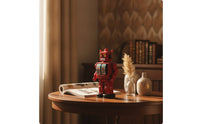 Tinplate Toy Robot Powered Tinplate Robot Shelf Display for Collectors, Photography Prop