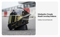 Complete Headgear Multi-Season Full Face Impact Resistant for Men, Motorsport Activities