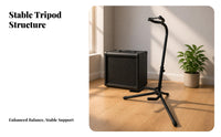 Upright Floor Guitar Stand Padded Tripod Guitar Stand