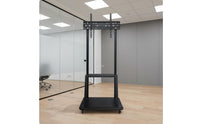 TV Stand on Wheels Universal Fit Mobile TV Stand No Required for Businesses, Educators, Conference Room, Classroom, Exhibition Show