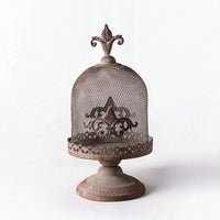 Decorative Birdcage Candle Holder Distressed Birdcage Candle Holder Rustic Bird Cage Lantern for Wedding, Mantel