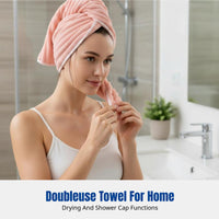 Coral Fleece Hair Drying Cap, Thick, Absorbent, Quick-Dry Towel, Home Use, Women, Candy Colors
