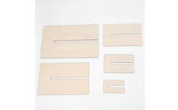 5 Pieces Unfinished Bow Maker Template with Slot Accurate Bow Maker Template Reusable Wood Smooth for Hobbyists