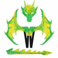 Dragon Costume Set Lightweight Dress-up Item Soft for Party