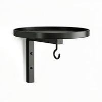 Outdoor Wall-Mounted Bird Bath Metal Bird Bath with Hanging Bracket Long-Lasting Hanging Bracket Compact for Patio
