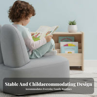 rabbit Ear Backrest rabbitShaped kids' Sofa Cute creature Design Miniature Upholstered Armchair Soft and Comfy children's Furniture Comfortable for Toddlers, Preschoolers, Babies, story Corner, Playroom, Nursery, Kindergarten