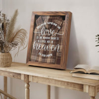 Clothing Display Black-Framed Insert Board KeepsakeRectangular Room Decoration