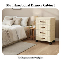 Modern Design Bedside Storage Unit effortless-glidePulling Drawer 3-Tier Bedside Cabinet Space-Saving Nightstand Multi-Functional for Homeowners, Adults, Students, Bedroom, Dorm Room, Office, Bathroom